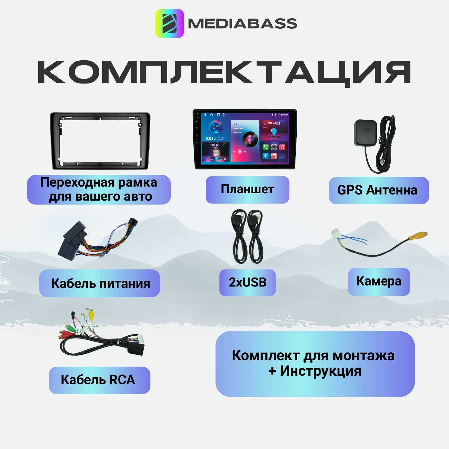Магнитола Zenith Mitsubishi L200, Android 12, 2/32ГБ, 4-ядерный процессор, QLED экран 1280720, чип-усилитель YD7388 фотография 3