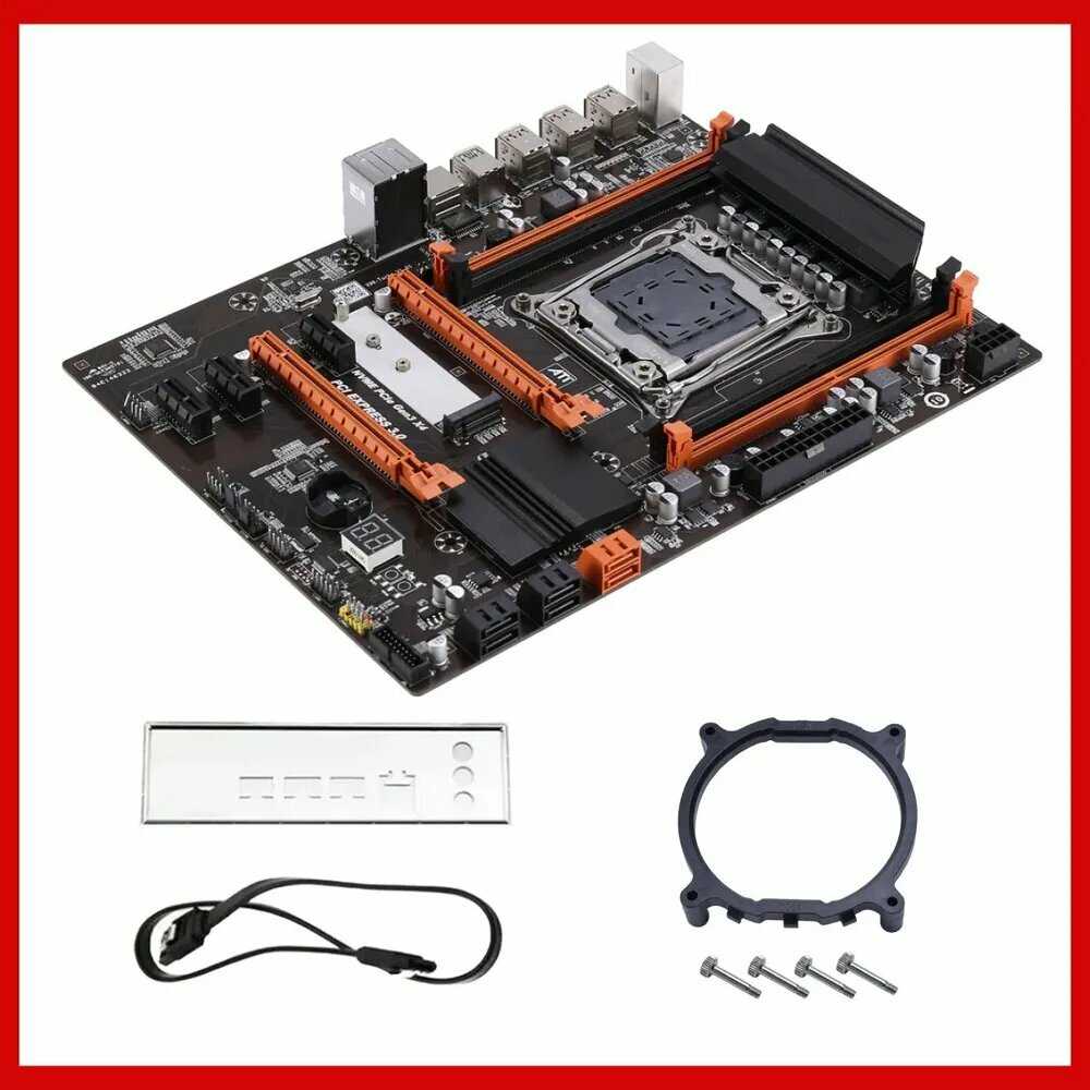 Комплект материнская плата Atermiter X99-Turbo + Xeon 2697V3 + 32GB DDR4 ECC REG 2x16GB фотография 2
