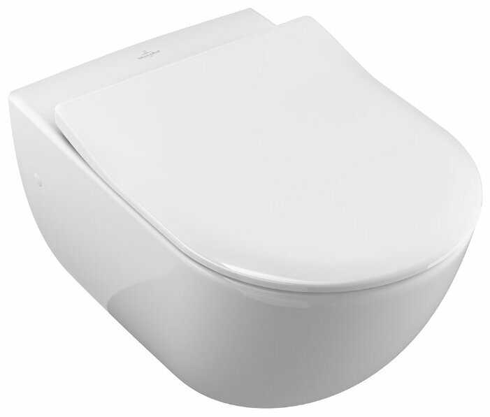 Чаша унитаза подвесная Villeroy & Boch Subway 66001001 с горизонтальным выпуском