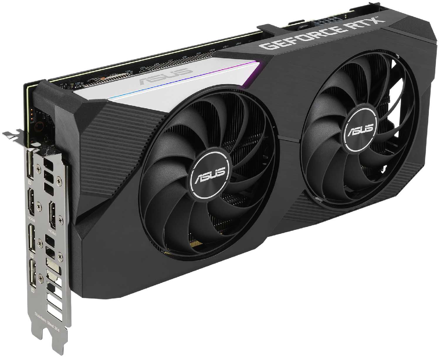 Видеокарта ASUS Dual GeForce RTX 3060 Ti V2 OC (DUAL-RTX3060TI-O8G-V2) фотография 1
