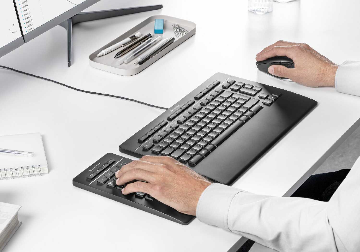 Клавиатура 3Dconnexion Keyboard Pro with Numpad (341214) фотография 9