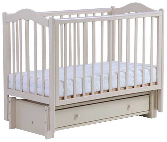 Кроватка ЛЕЛЬ (Кубаньлесстрой) Кубаночка-1 БИ 37.3, классическая, продольный маятник фотография 3