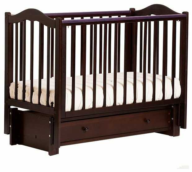 Кроватка ЛЕЛЬ (Кубаньлесстрой) Кубаночка-1 БИ 37.3, классическая, продольный маятник фотография 4