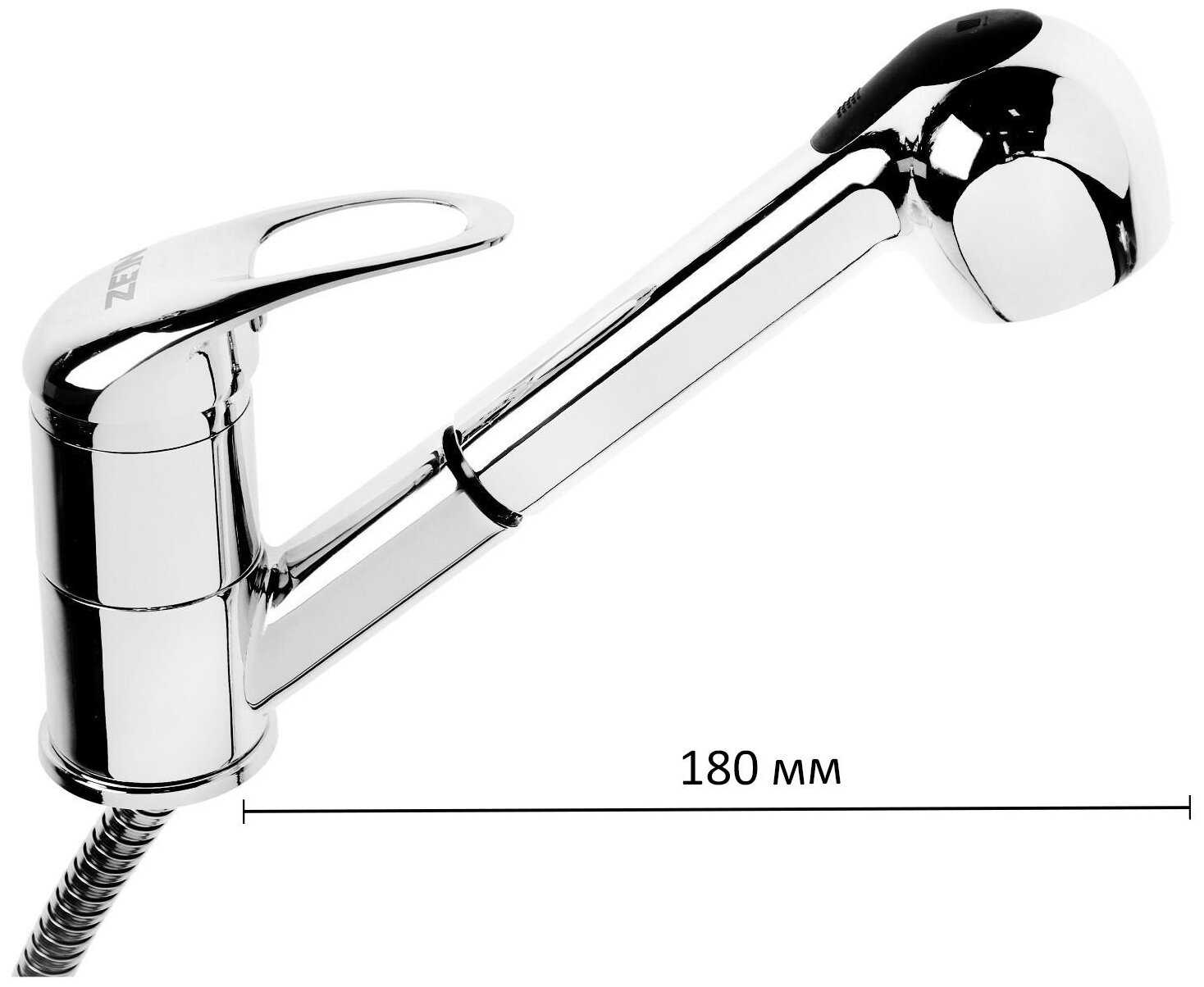 Смеситель для кухни (мойки) ZEIN Z1301, рычажный фотография 1