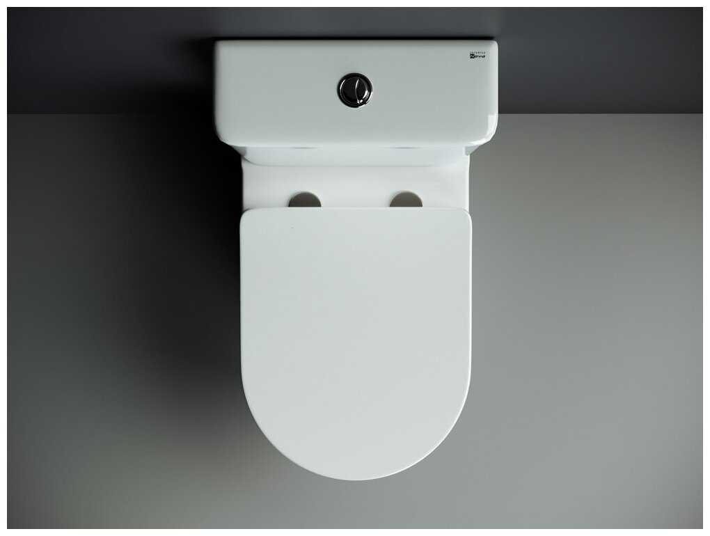 Чаша унитаза напольная Ceramica Nova MIA с сиденьем микролифт CN1801-B фотография 3