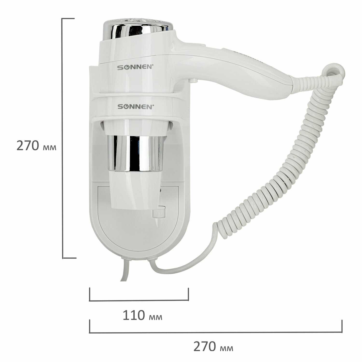 Комплект 5 шт SONNEN Фен для волос HD-2112 EXTRA POWER (608480) фотография 13