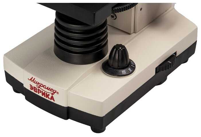 Микроскоп Микромед Эврика 40–1280х с видеоокуляром, в кейсе фотография 10