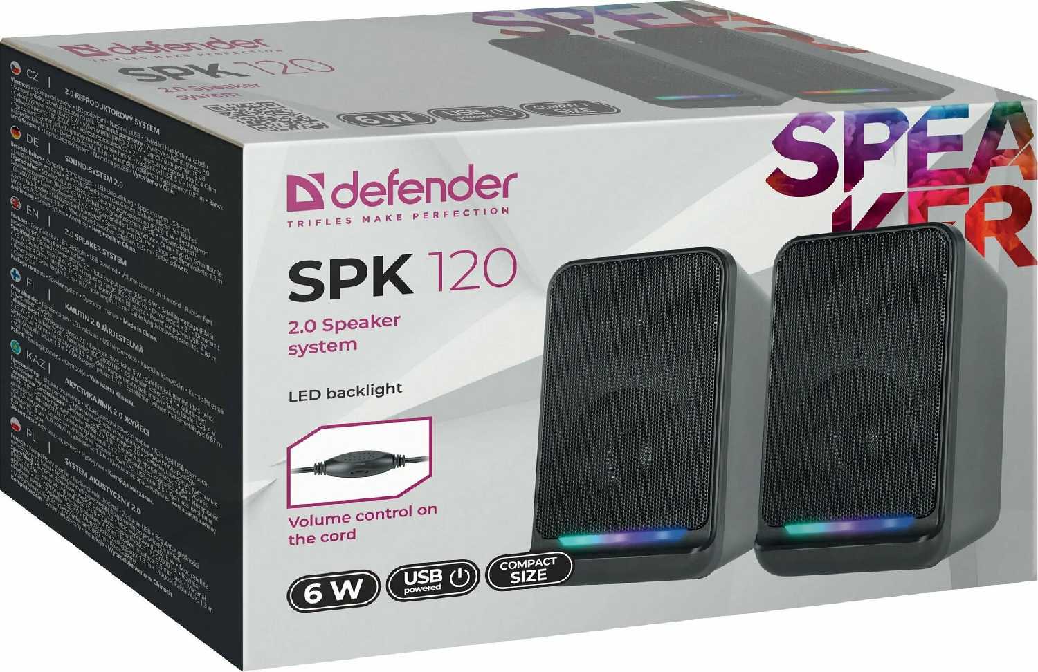 Колонки для компьютера Defender SPK 120 (6 Вт) фотография 15
