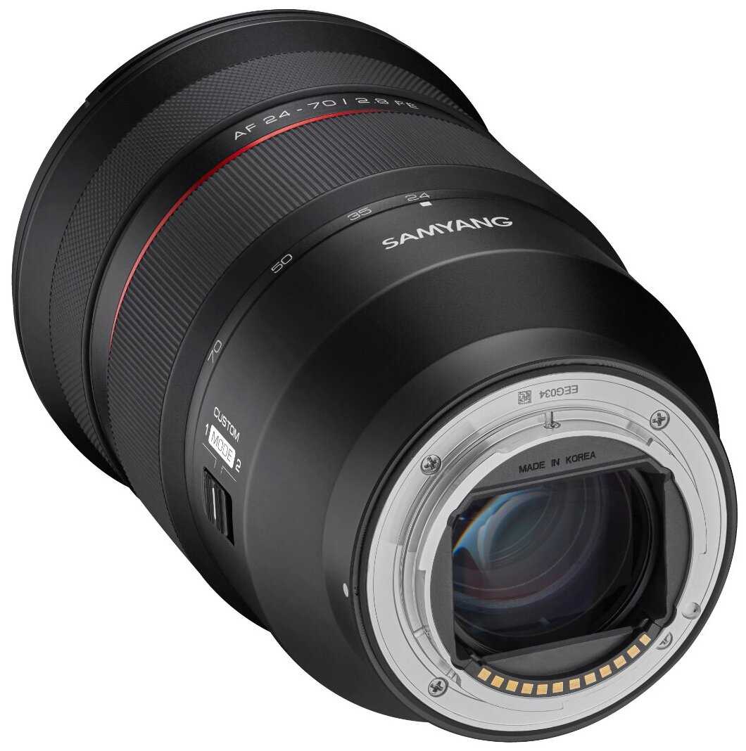 Объектив Samyang AF 24-70mm f/2.8 Sony FE, автофокусный фотография 3