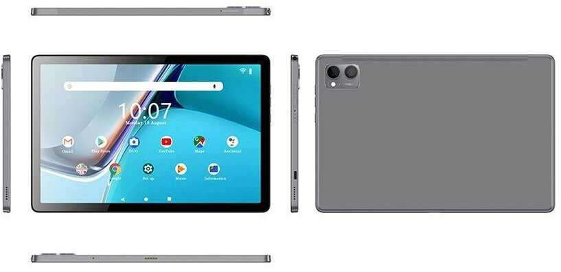 Планшет 10.4 дюйма 8 ядер 2 ГГц 2K дисплей 2000х1200 Android 12 (8 128 GB) фотография 7