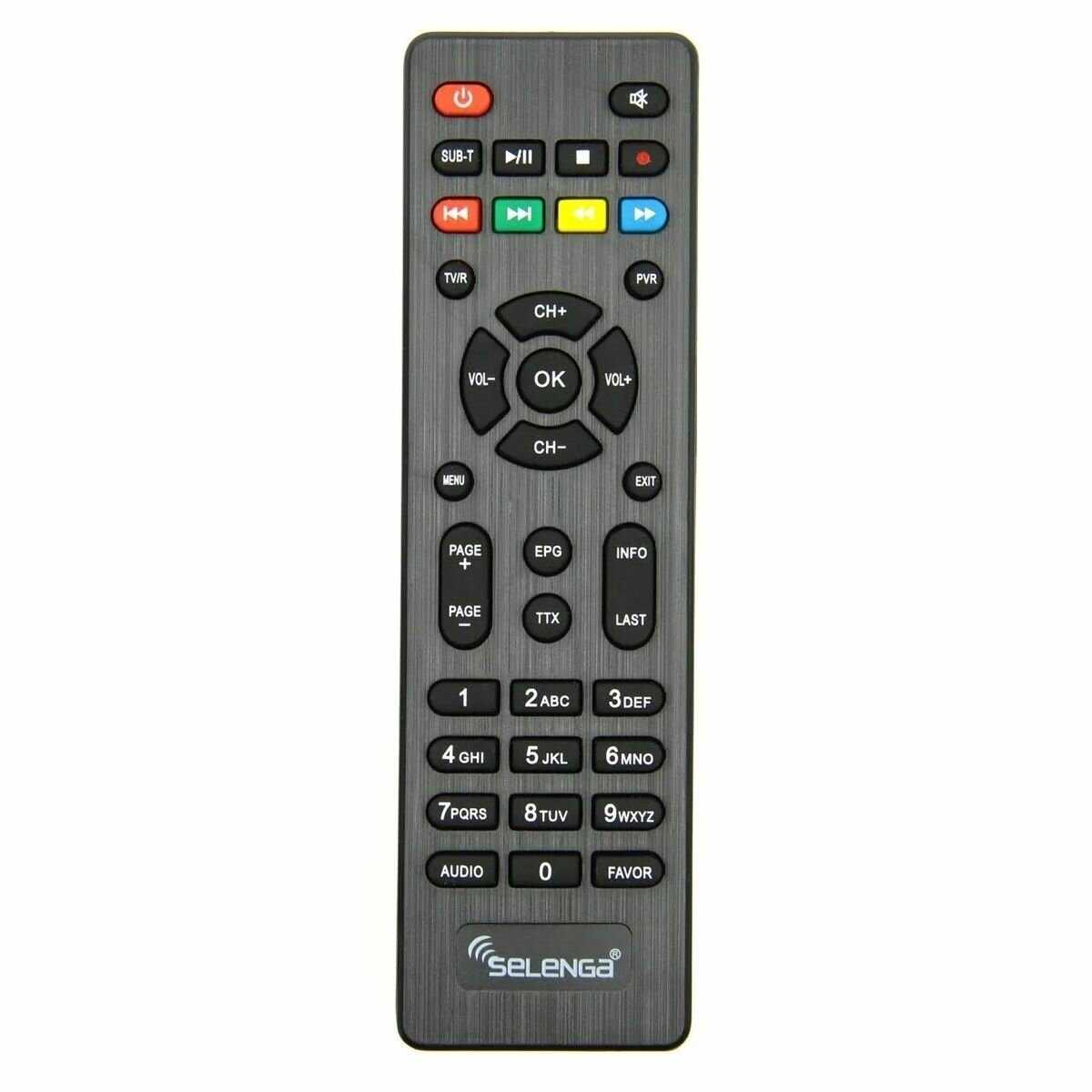 Пульт д/у DVB-T2 SELENGA для моделей T42D/T81D/HD950D/T20DI/T68D/T69M