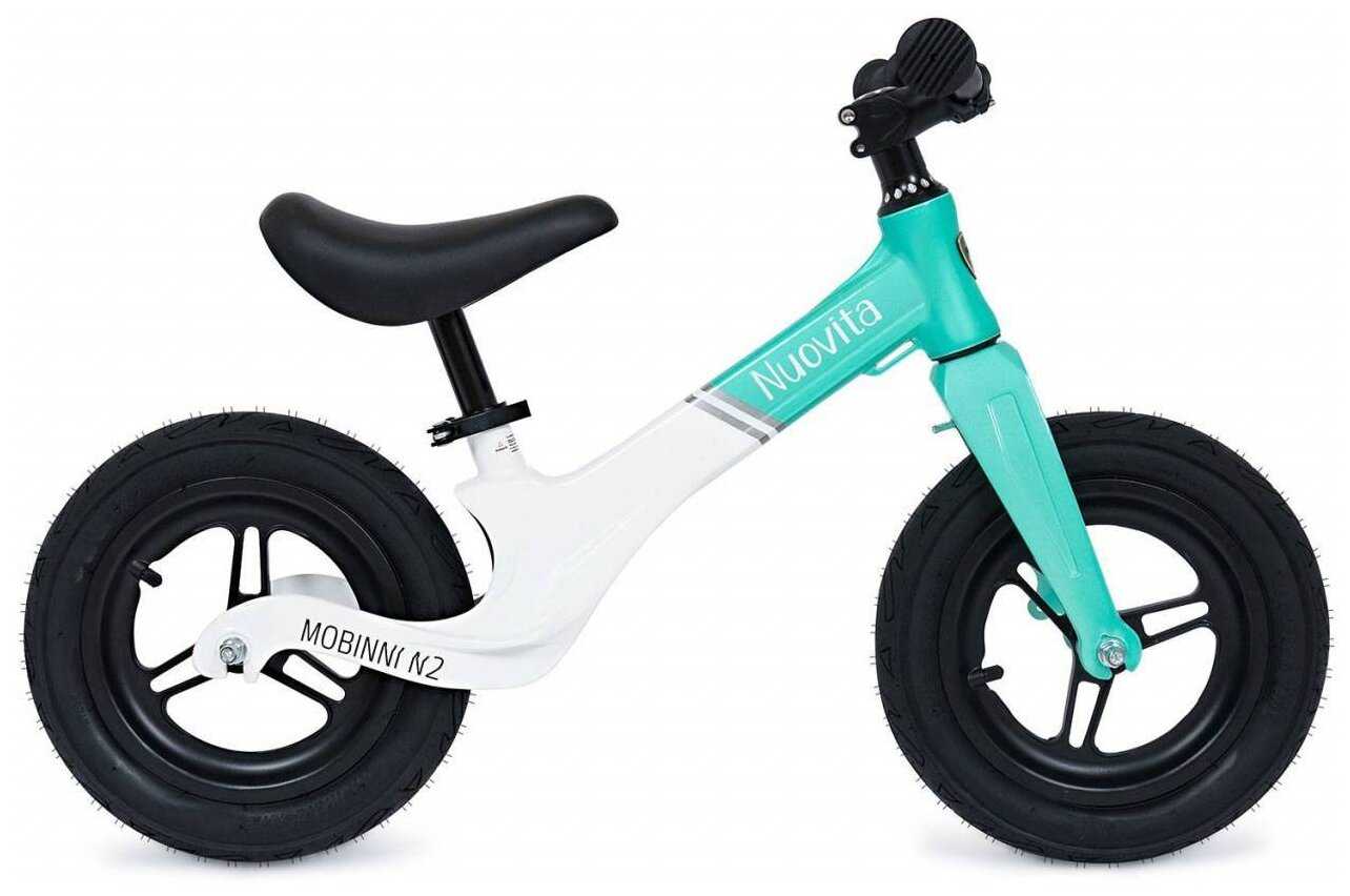 Беговел для детей Nuovita Mobinni N2 Nero Rosso/Красно-черный фотография 1