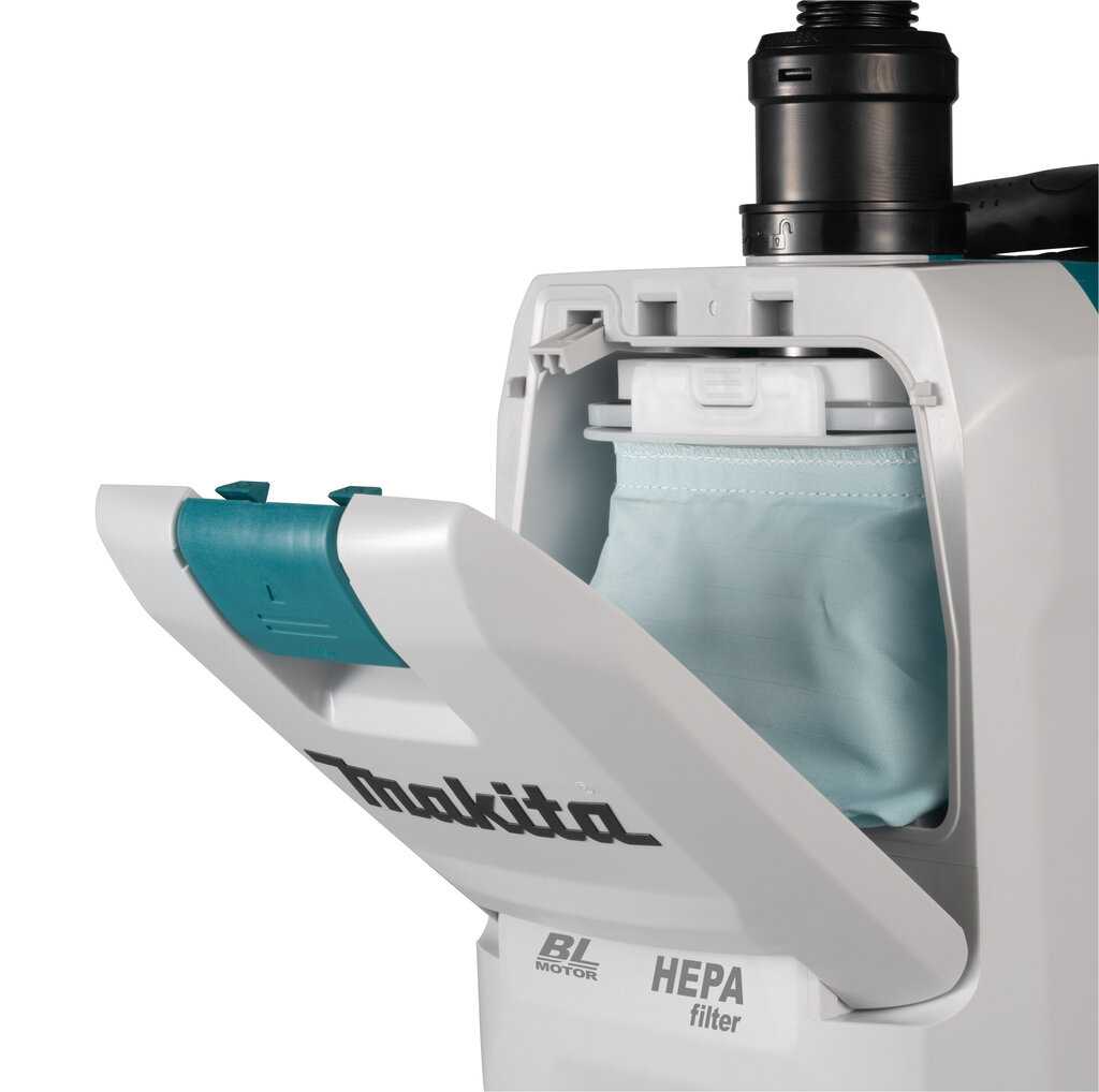Аккумуляторный ранцевый пылесос Makita 40V XGT VC008GZ фотография 16
