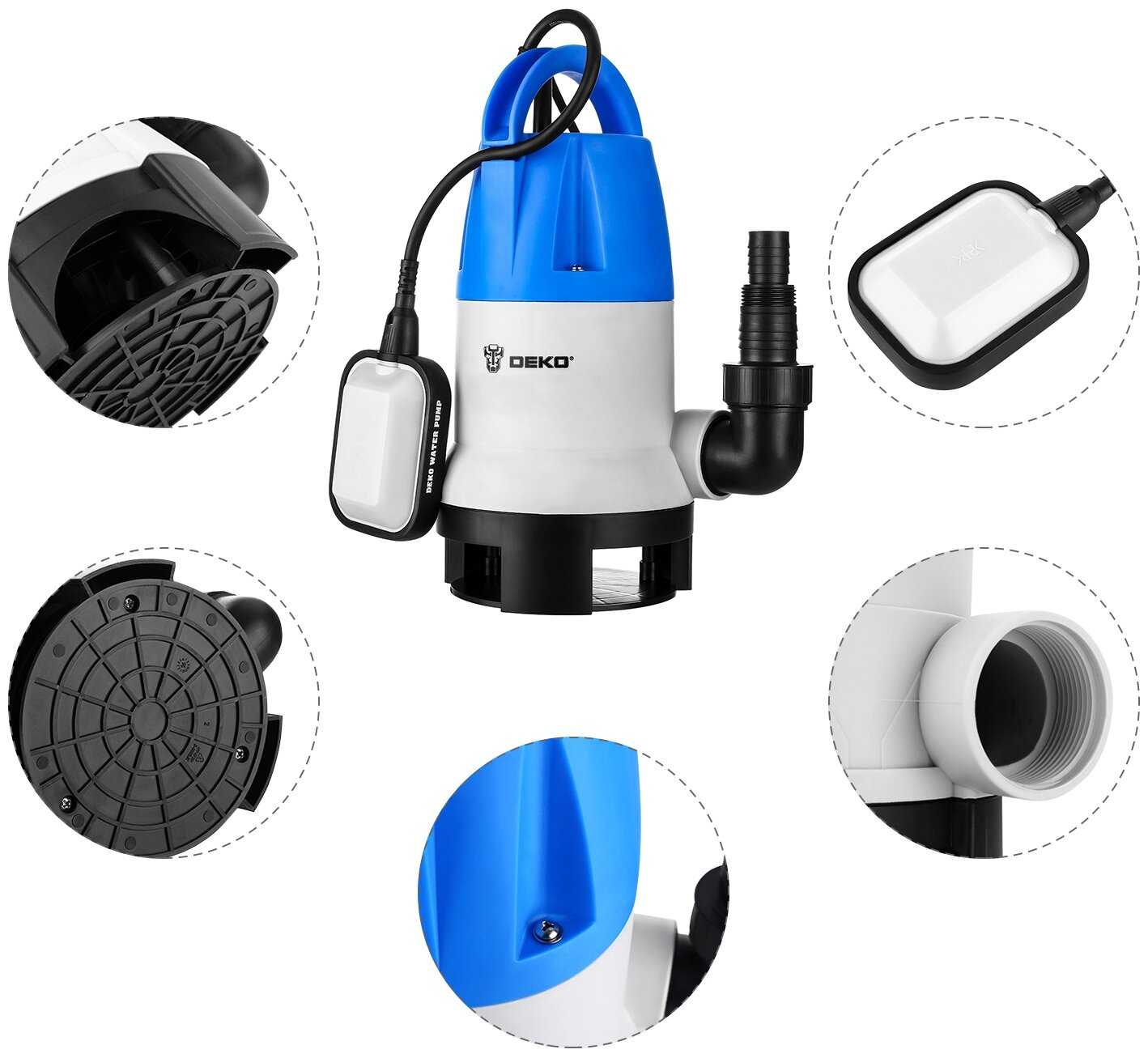 Поверхностный насос DEKO DWP-900P фотография 8