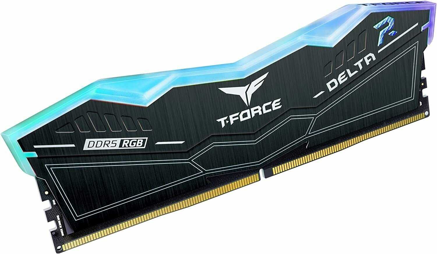 Оперативная память Team Group T-FORCE Delta RGB 32 ГБ (16 ГБ x 2 шт.) DDR5 DIMM CL38 (FF3D532G6000HC38ADC01) фотография 3