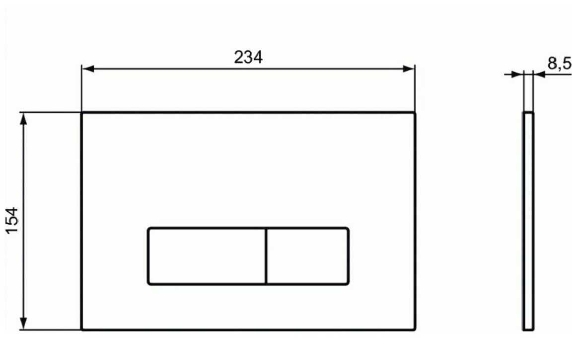 Кнопка смыва Ideal Standard Oleas (R0121A6) фотография 2