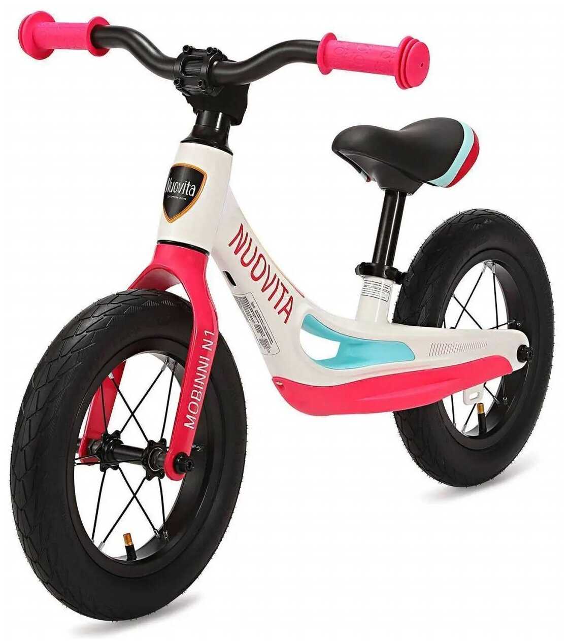 Беговел для детей Nuovita Mobinni N1 Nero Giallo/Черно-желтый фотография 2