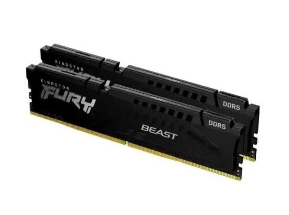 DRAM Kingston FURY Beast RGB EXPO 16GB 6000MT/s DDR5 CL36 DIMM (Kit of 2) (KF560C36BBEAK2-16) фотография 1