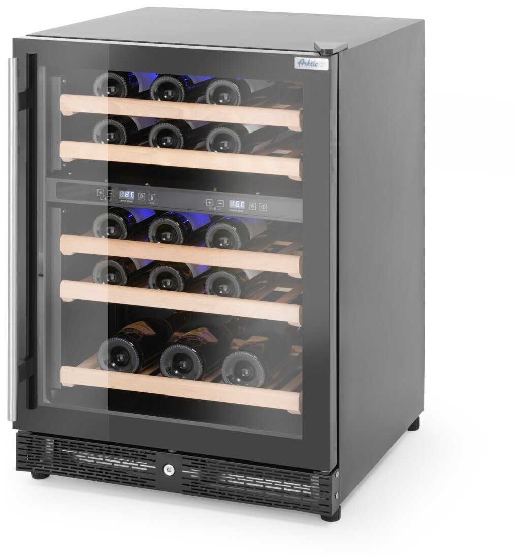 Винный шкаф HENDI Dual Zone, 145 литров, 44 бутылки вина, 233221 фотография 2