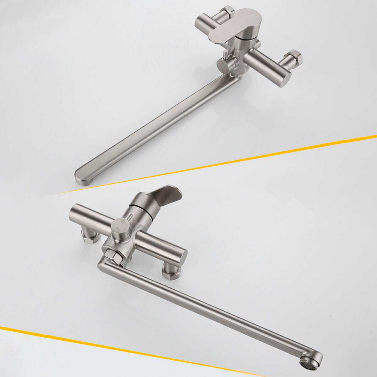 Встраиваемый смеситель для кухни Delta с лейкой и длинным изливом фотография 5