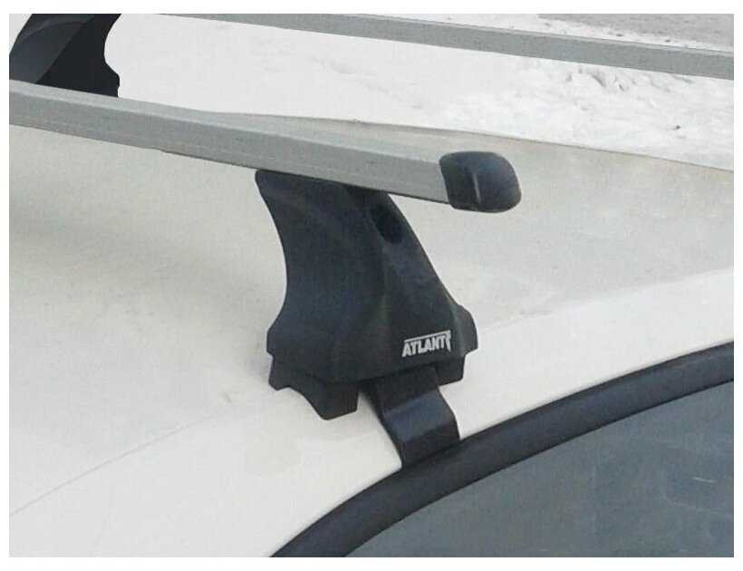 Багажник на крышу Atlant, 8826+7002+7172, прямоугольные дуги 1,26м на Пежо 408 2010-2022, арт:2137203 фотография 1