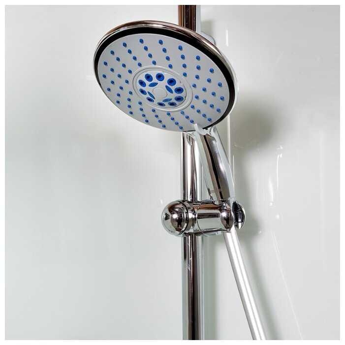 Душевая кабина Deto D08S с электрикой низкий поддон 80см*80см фотография 3