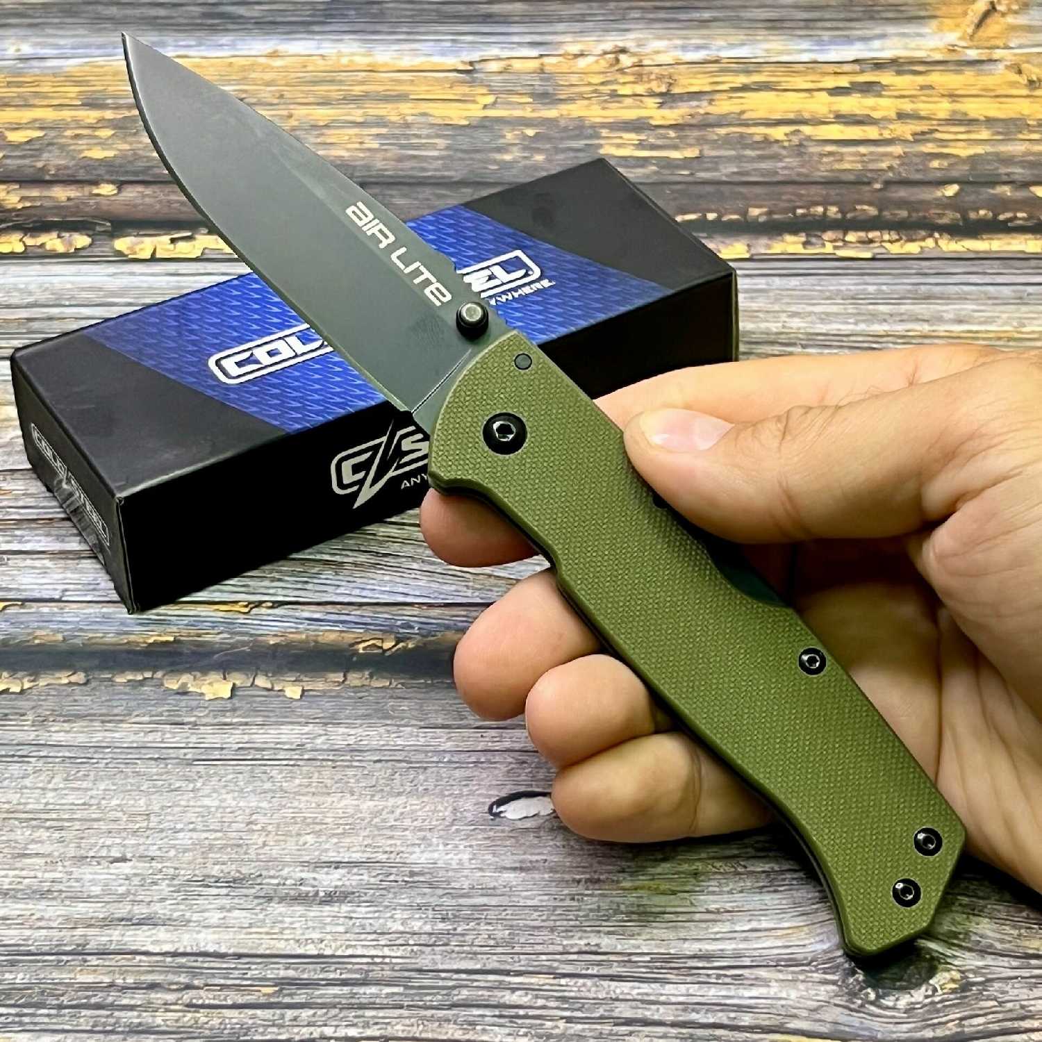 Нож складной Cold Steel Air Lite (26WDODBK) фотография 8