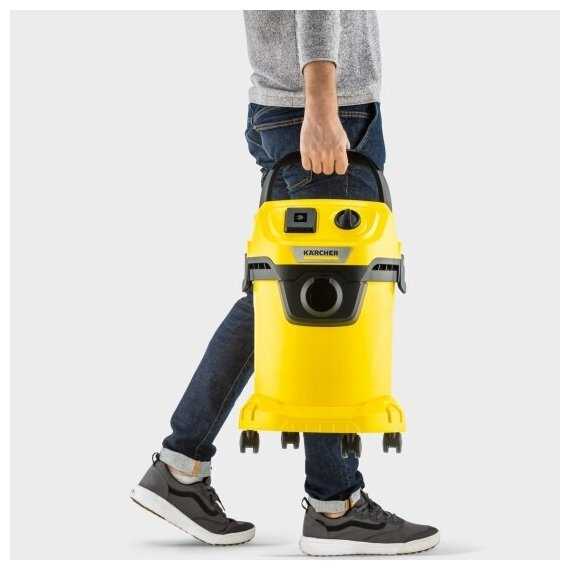 Хозяйственный пылесос KARCHER WD 3 P V-17/4/20 Workshop, 1000 Вт фотография 7