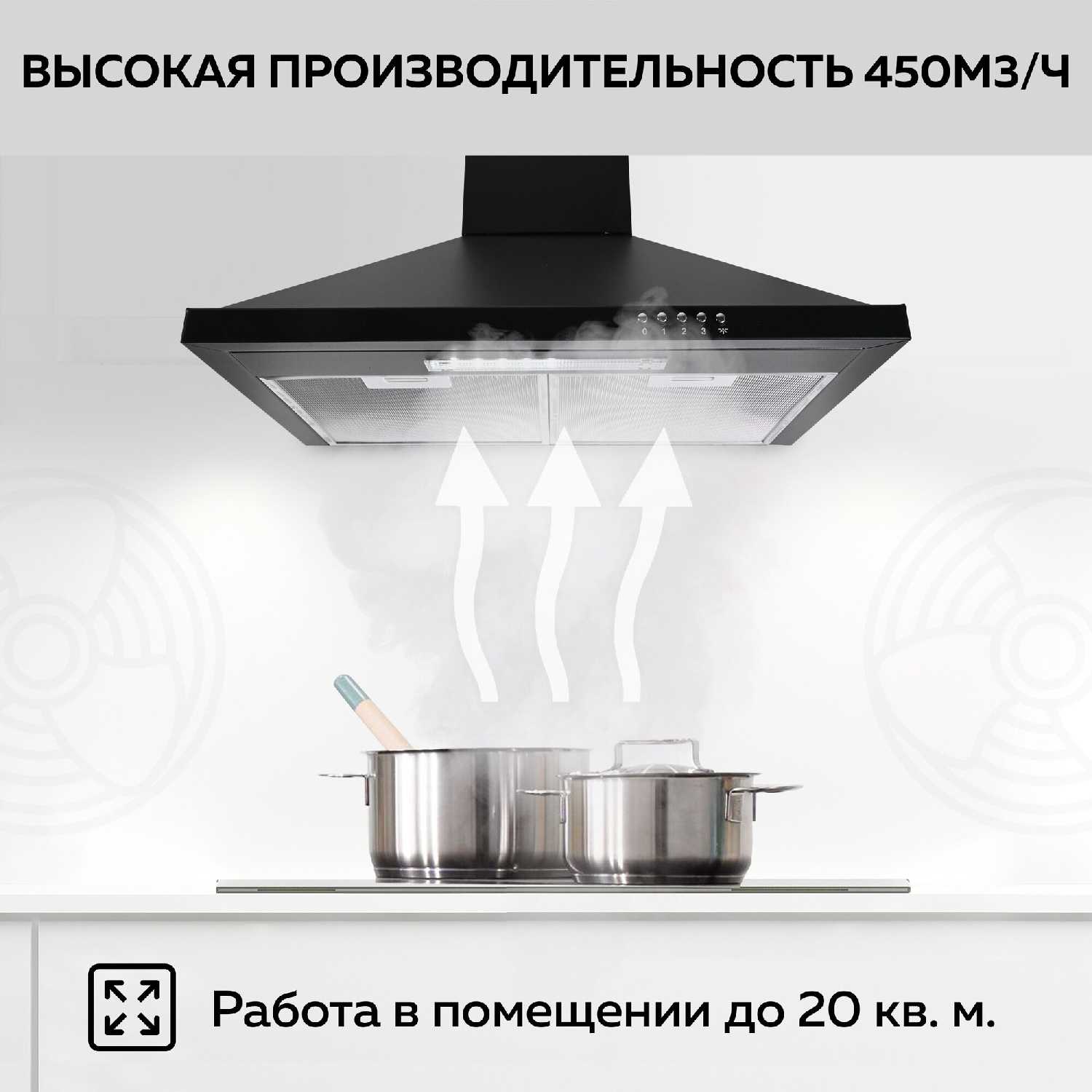 Вытяжка GFGRIL GF-HD100PB фотография 4