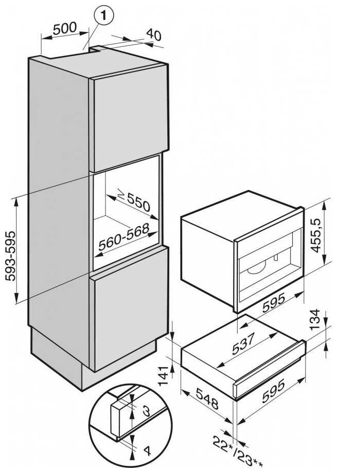 Встраиваемый подогреватель посуды Miele ESW7010 фотография 11