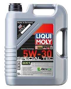 Полусинтетическое моторное масло LIQUI MOLY Special Tec DX1 5W-30 фотография 4