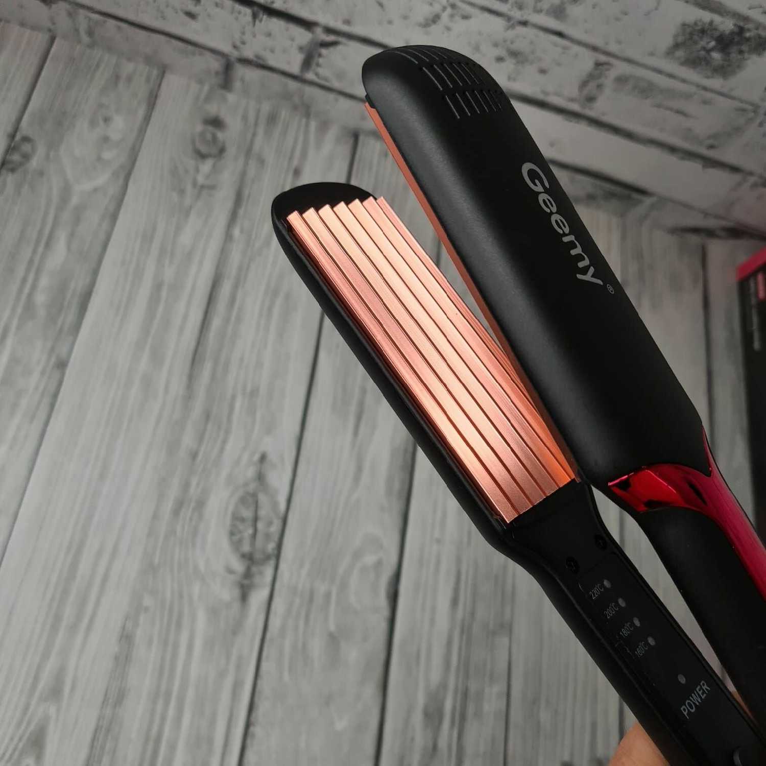 Щипцы-гофре Плойка гофре для завивки волос фотография 5