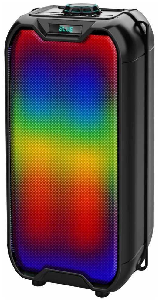 Акустическая колонка GINZZU GM-221, 24Вт, подсветка, 2400 мАч