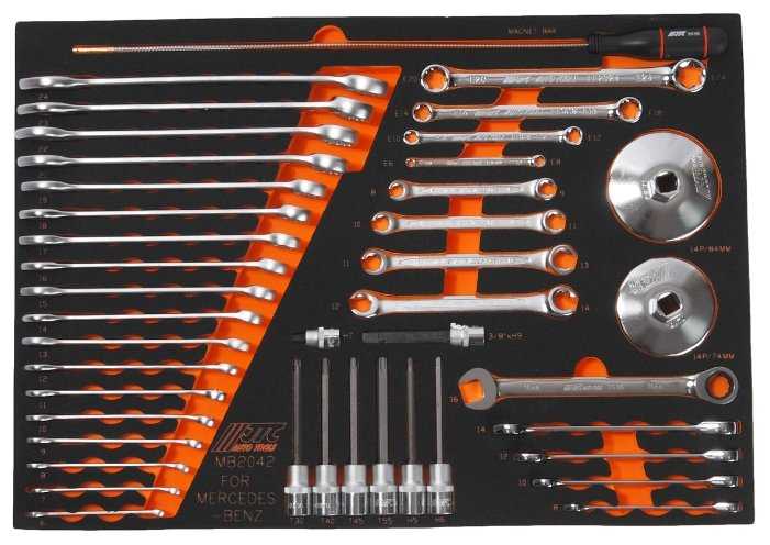 Набор автомобильных инструментов JTC AUTO TOOLS MB2042, 42 предм.