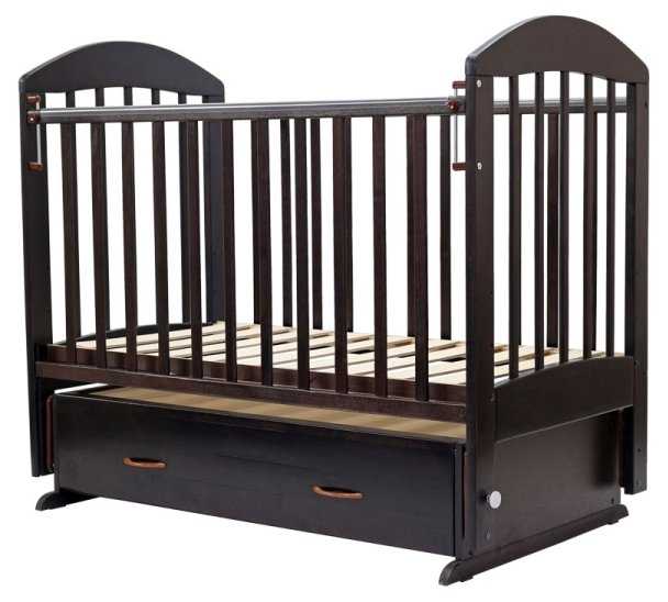 Кроватка Топотушки Дарина-6, классическая, универсальный маятник фотография 1