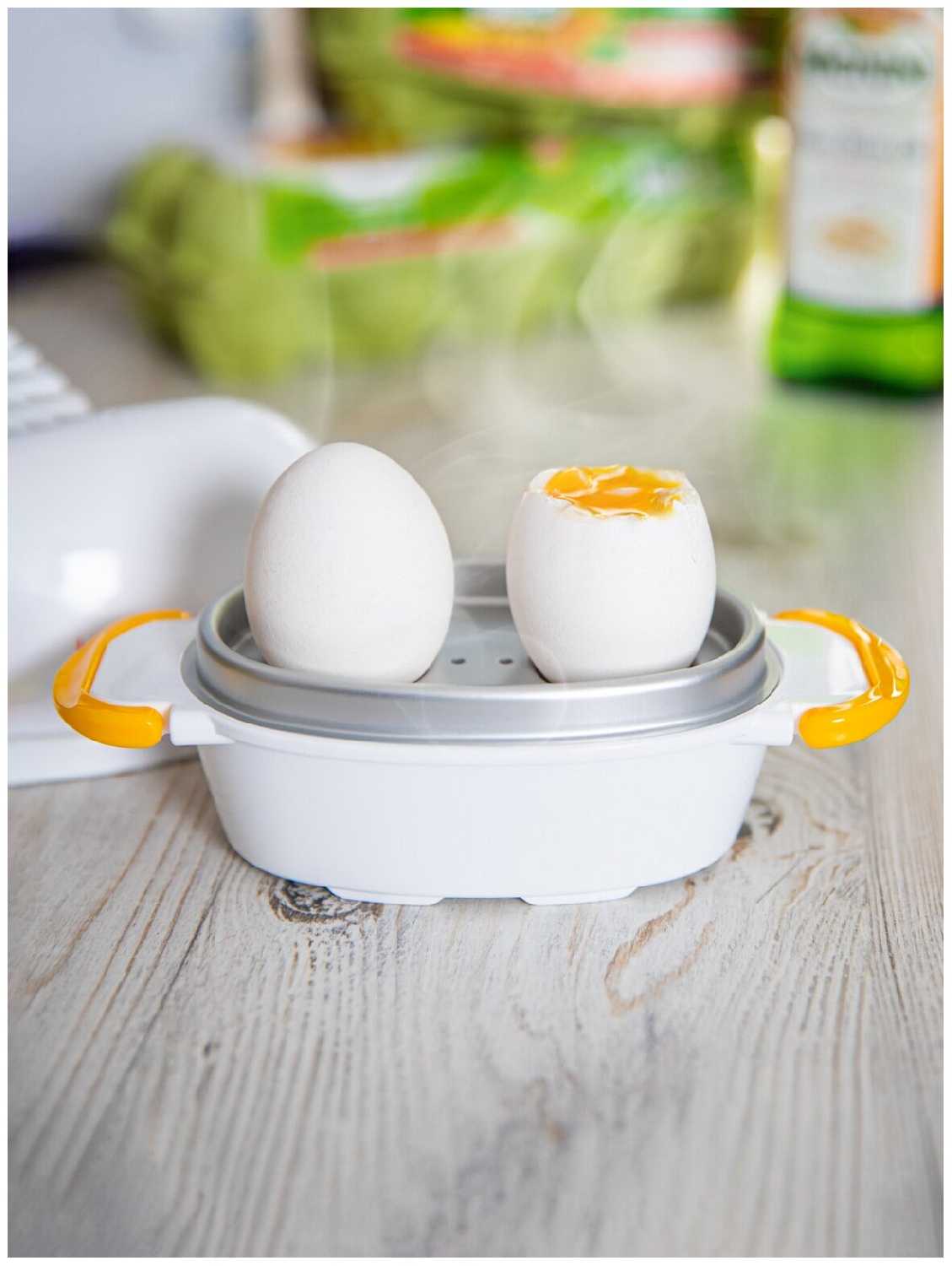 Яйцеварка Akebono Яйцеварка для СВЧ на 2 яйца фотография 3