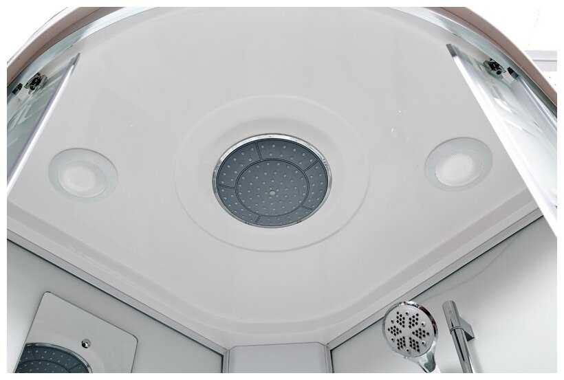 Душевая кабина Deto ЕМ2710 с LED-подсветкой средний поддон 100см*100см фотография 4