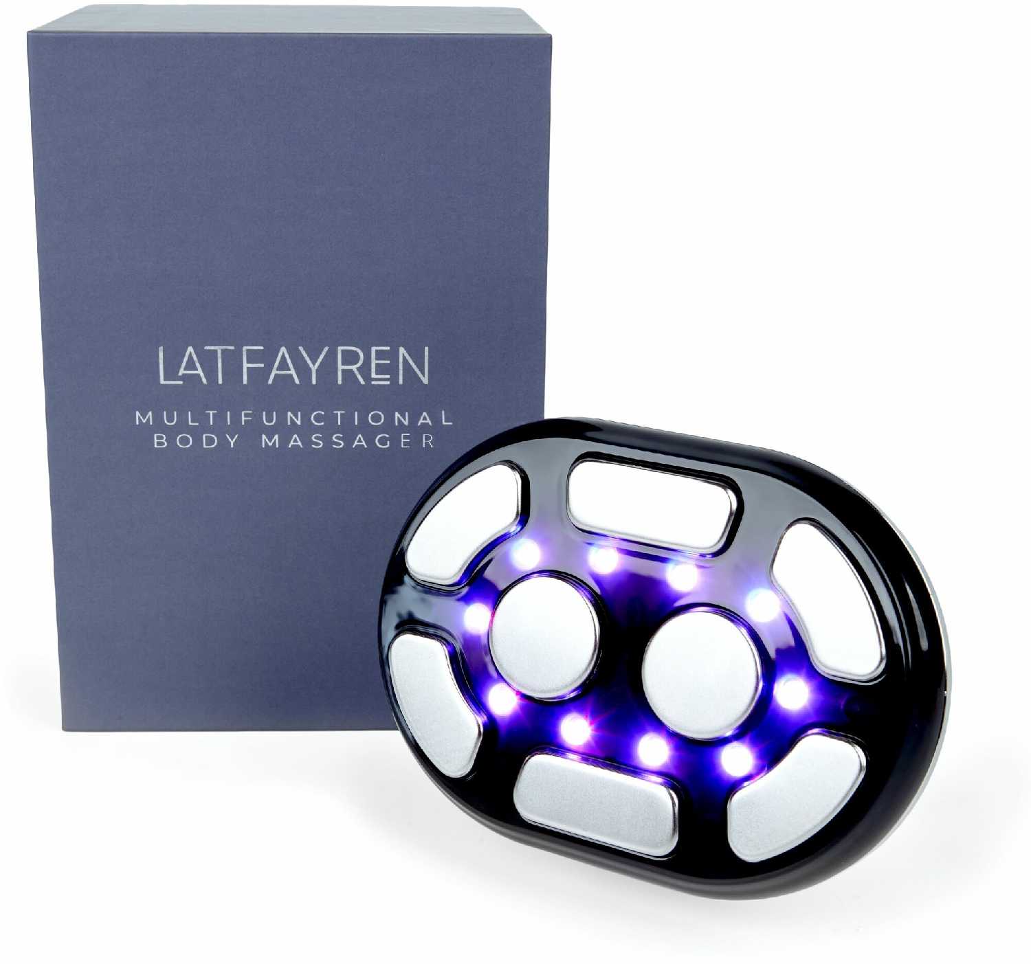 LATFAYREN Микротоковый антицеллюлитный массажер для тела с EMS-токами фотография 14