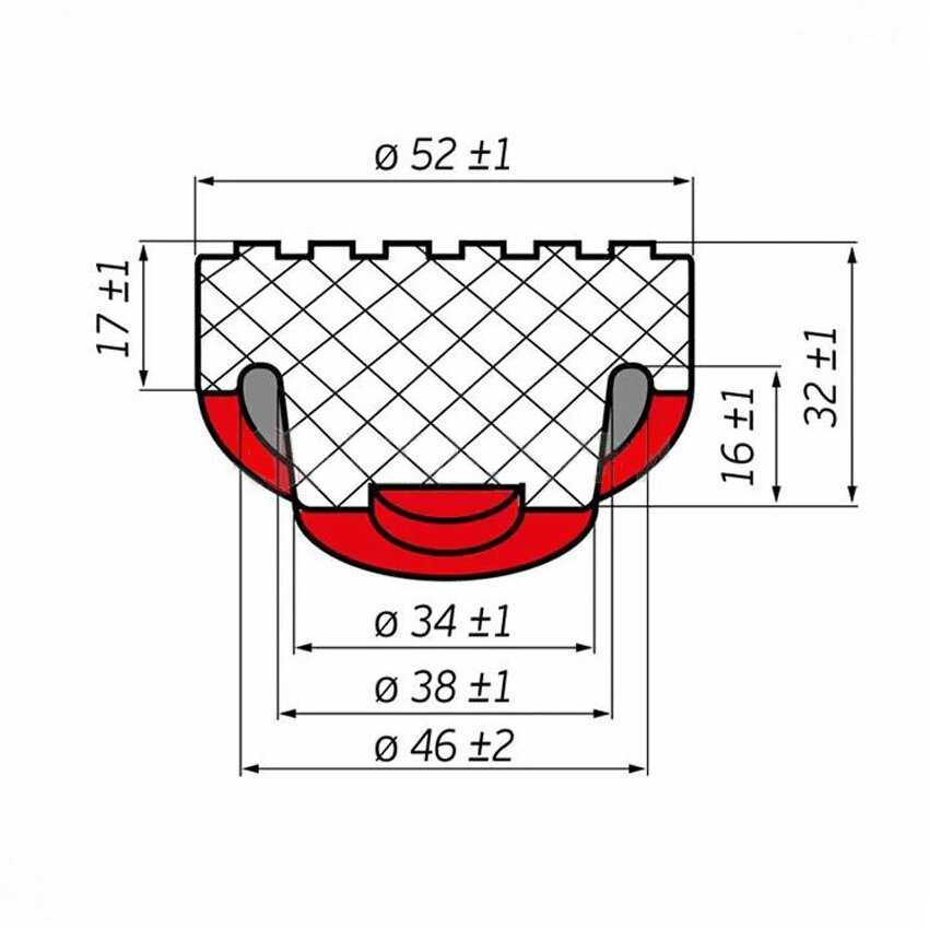 Резиновая накладка Резиновая накладка (1049) фотография 3