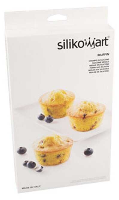 Форма для приготовления маффинов Muffin 18х33,5 см силиконовая Silikomart 20.023.00.0065 фотография 1
