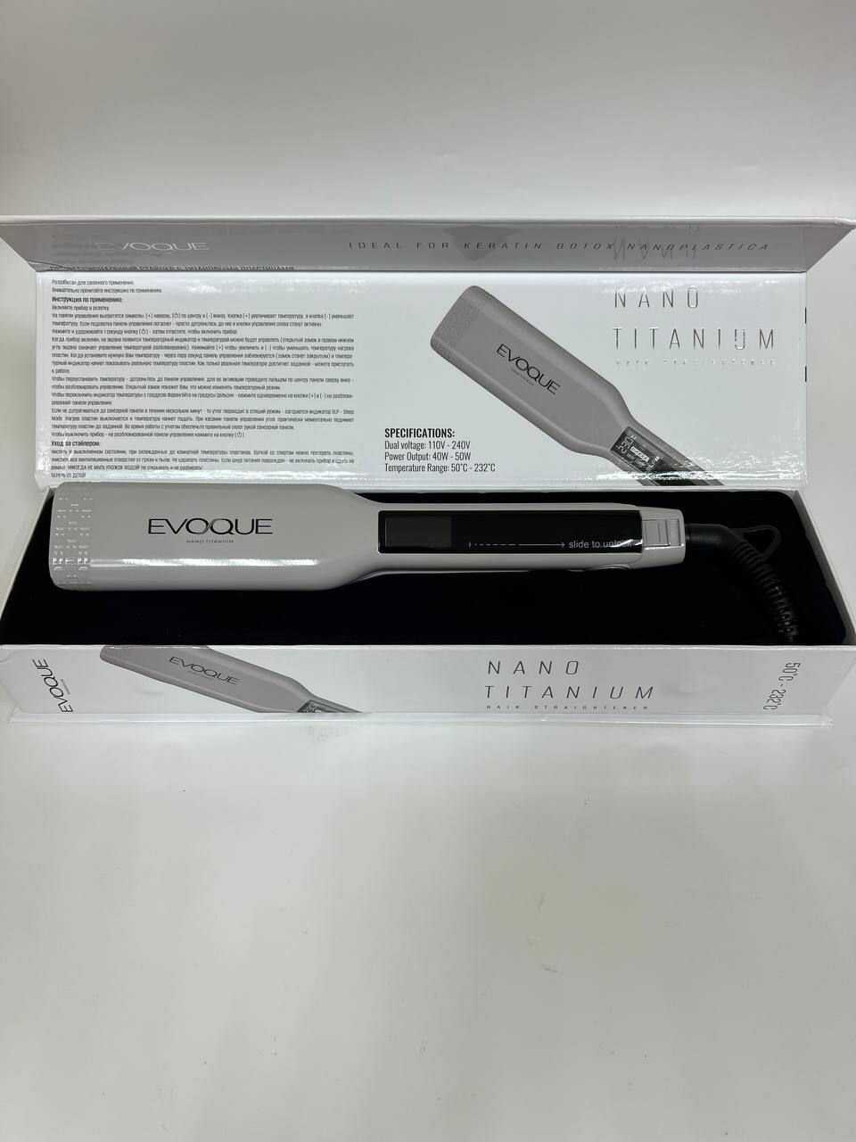 Выпрямитель EVOQUE Утюжок (TouchScreen Nano Titanium Wide) фотография 18