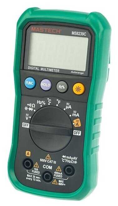 Мультиметр цифровой Mastech MS8239C фотография 1