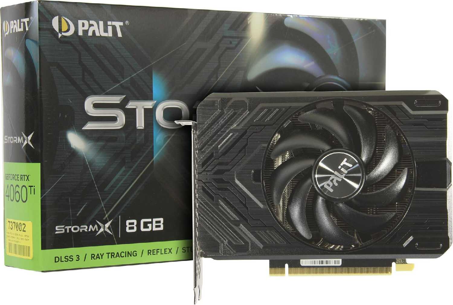 Видеокарта Palit GeForce RTX 4060 Ti StormX (NE6406T019P1-1060F) фотография 12