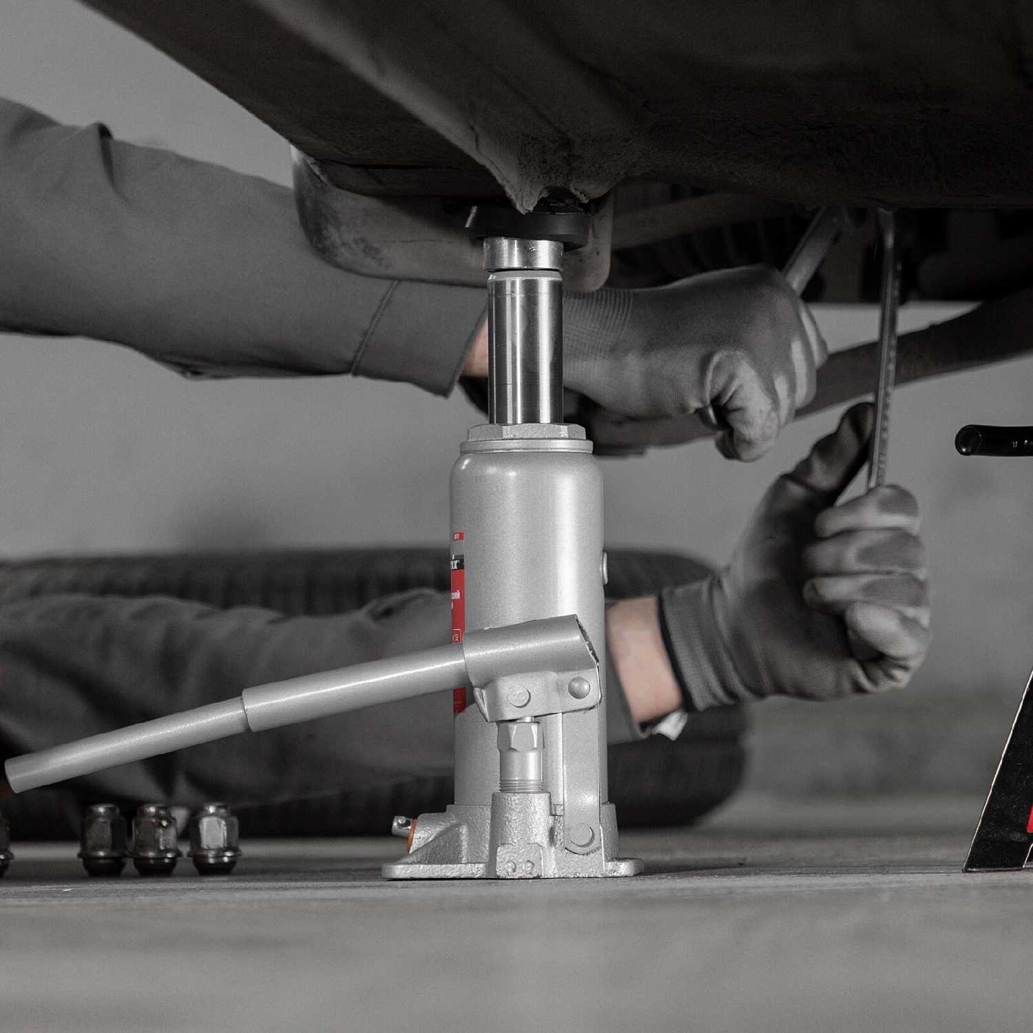 Домкрат бутылочный гидравлический Matrix Домкрат бутылочный гидравлический для мототехники (50765) фотография 10