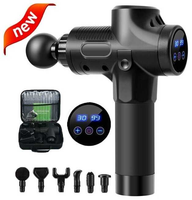 Перкуссионный массажер DQ Массажный пистолет DQ