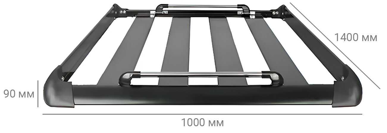 Грузовая корзина-багажник CARCAM ROOF RACK (RR512AL7C-M) фотография 6