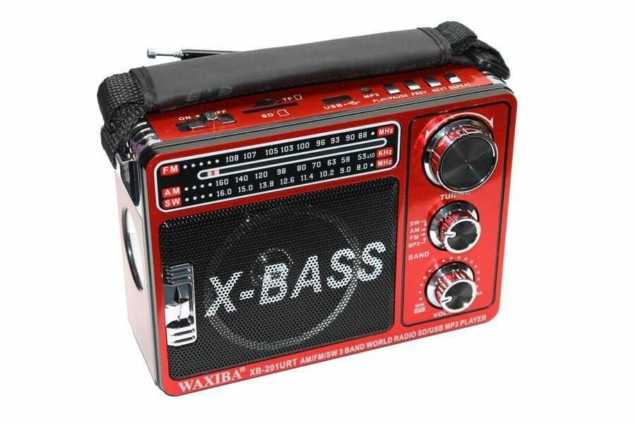 Радио X-Bass радиоприемник от аккумулятора фотография 2
