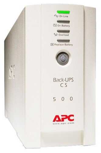 Резервный ИБП APC by Schneider Electric Back-UPS BK500-RS фотография 1