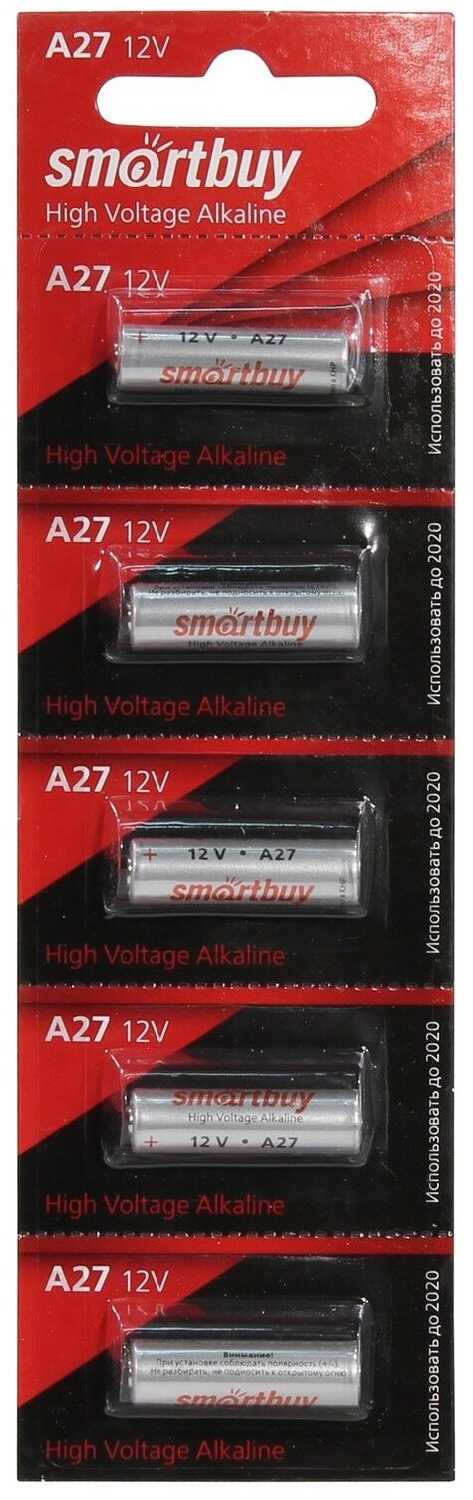 Батарейка SmartBuy High Voltage Alkaline A27 фотография 9