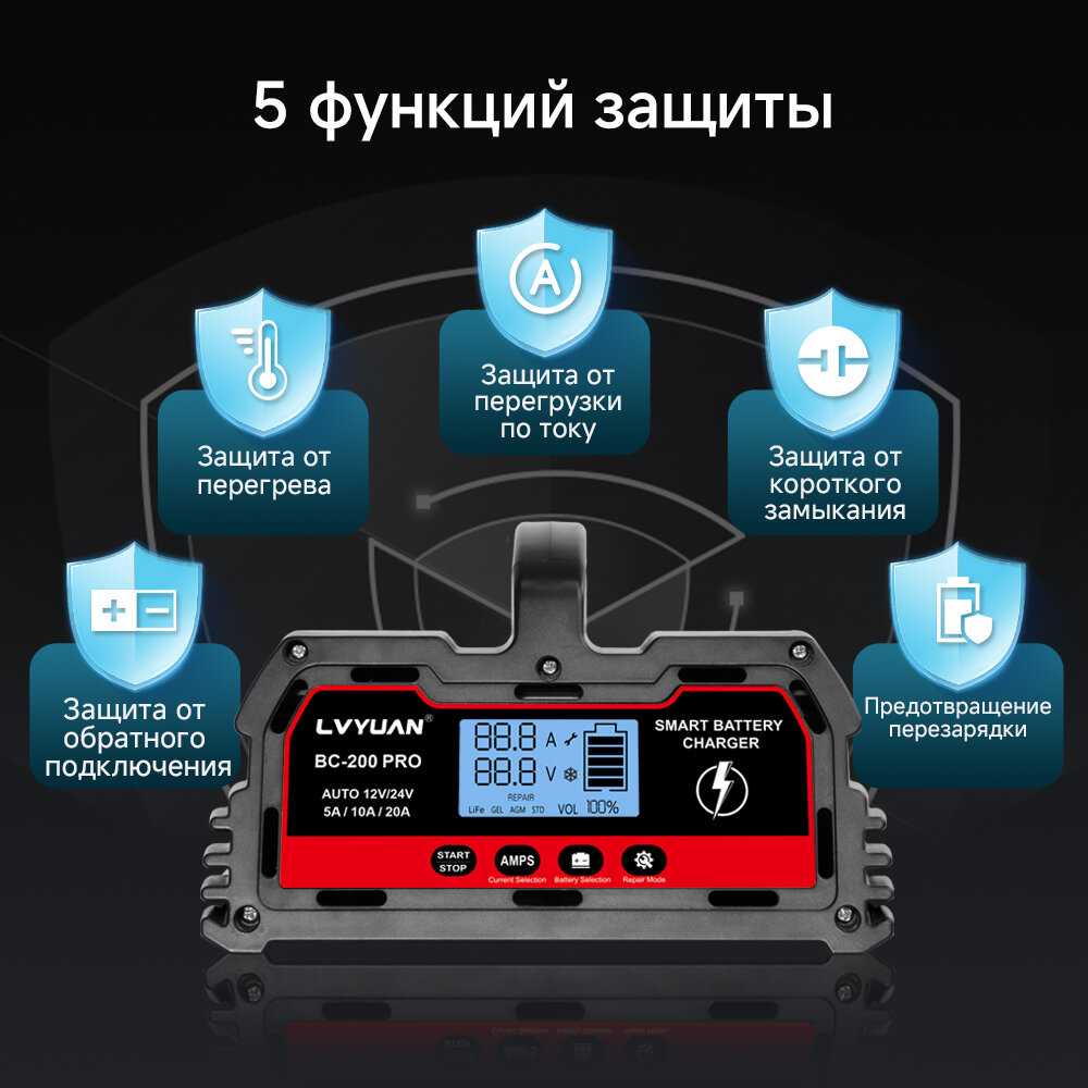 Зарядное устройство LVYUAN Зарядное устройство (20A) фотография 25